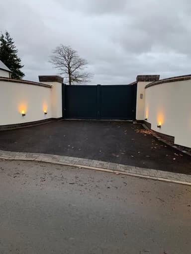 Gate automation project — installation by Complete Gate Automation