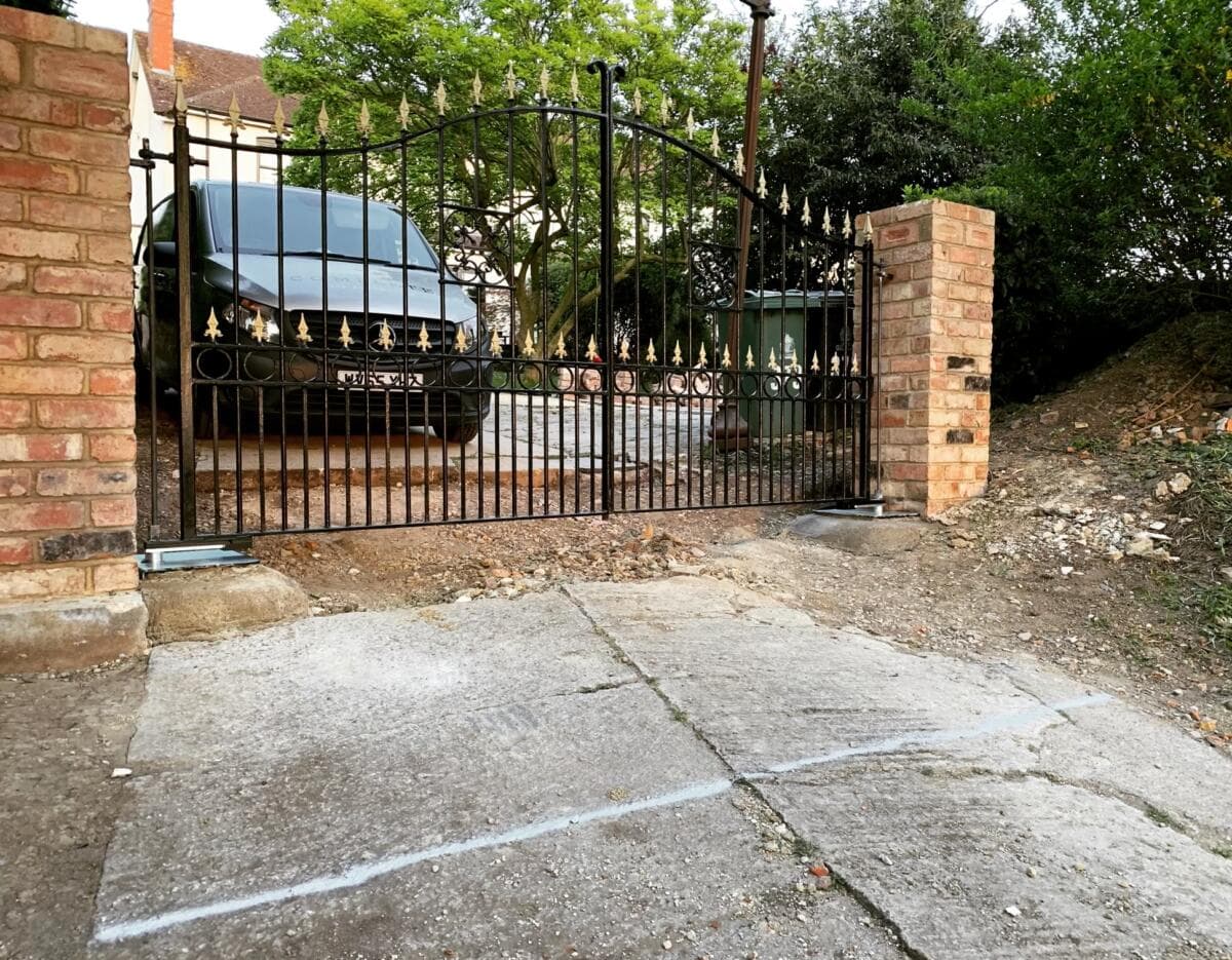 Gate automation project — installation by Complete Gate Automation