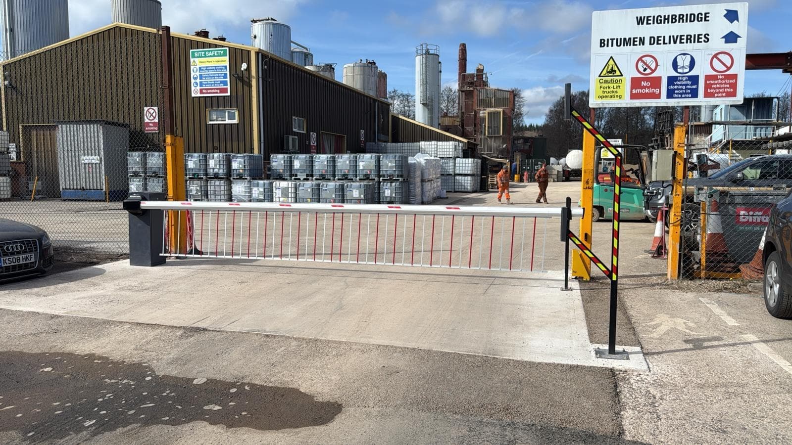 commercial barriers — installation by Complete Gate Automation