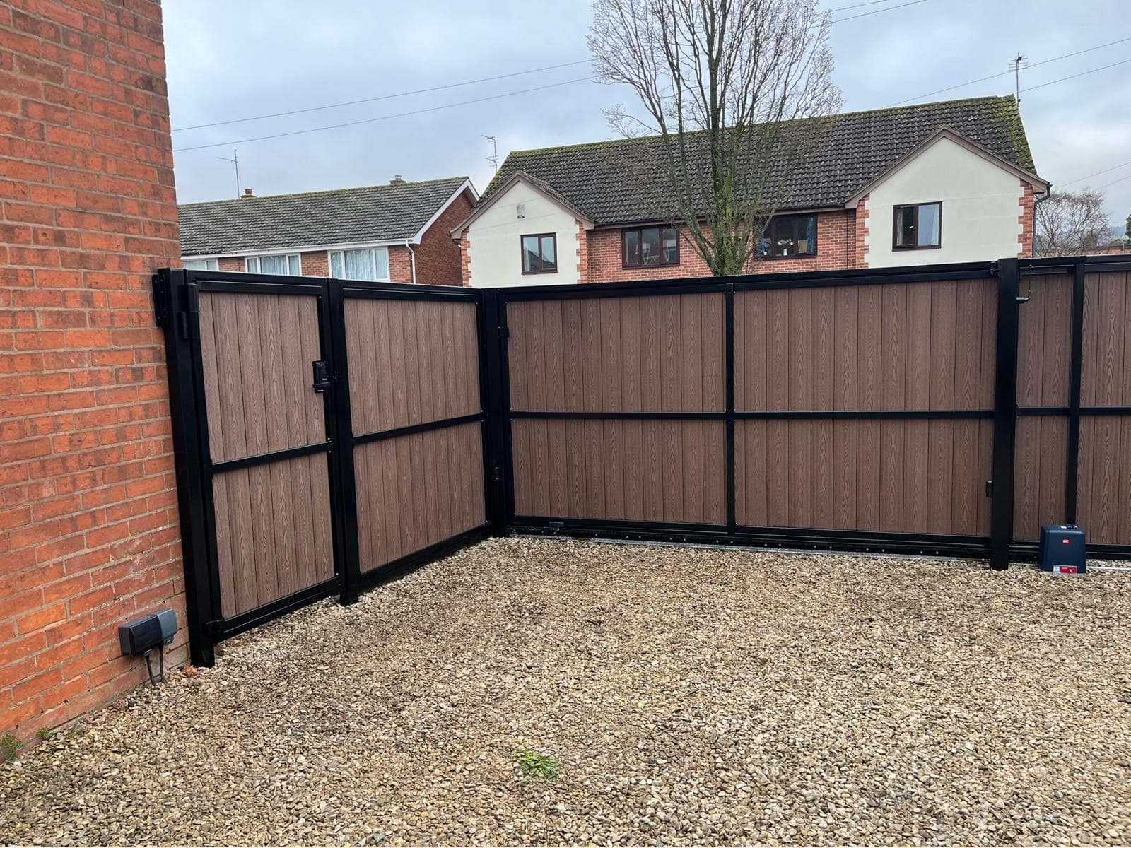 gates and fences gloucestershire — installation by Complete Gate Automation